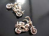 Motorcycle lovers high quality 925 sterling silver  charm