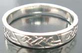 Etched in lettering in solid high quality 925 sterling silver  band