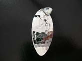Artisan crafted, high quality 925 sterling silver , leaf shaped pendant