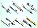 Shopping online for tie clip, silvery or golden tone metal cufflink 