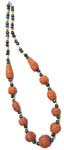 Wholesale jewelry making, fashion necklace with multi wooden beads 