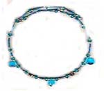 Online fashion jewelry wholesale, bangle necklace with multi blue 