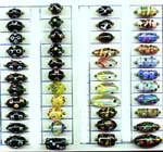 Wholesale beads, fashion glass eye beads with assorted design