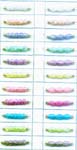 Wholesale jewelry beads, rounded or olive shape fashion glass beads