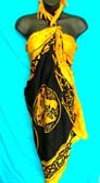 Celtic art sarong, beach wear, handcrafted clothing, ladies summer apparel, bali wrap dress, resort wear, leisure cover up