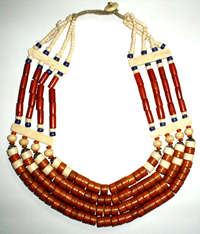 Wholesale costume jewelry, 4 beaded string fashion necklace