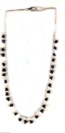 Wholesale jewelry catalog, fashion chain necklace with multi beads decor 