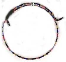 Wholesale beaded jewelry, fashion bangle necklace with assorted beads inlaid