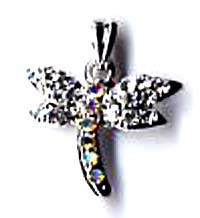 Fashion pendant distributor, dragonfly fashion pednant with multi cz inlaid