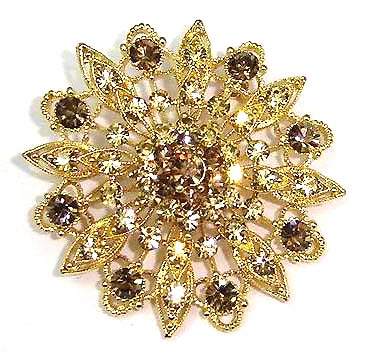 Wholesale southwestern jewelry, cz flower fashion pin