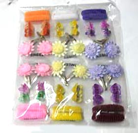 Wholesale teen hair accessory, fashion hair clip and elastic band pack