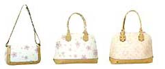 Contemporary fashion wholesale, fashion handbags with mini snowflake pattern decor