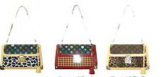 Wholesale birthday's gift accessory, geometrical design fashion handbags with pattern decor