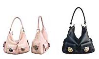 Leather handbag wholesale, soft touch fashion handbags with two pockets decor 