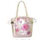 Wholesale handbags flower, transparent fashion handbag with flower decor