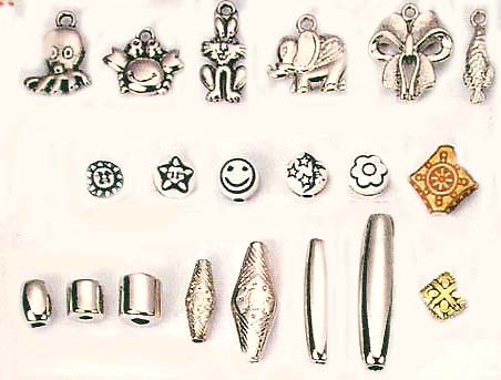 Silver jewelry manufacturer, silver beads and charm in assorted pattern design