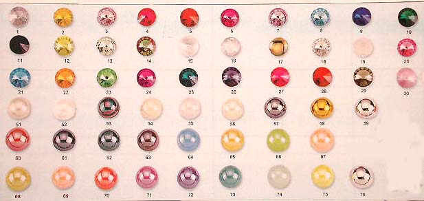 Wholesale beads catalog, assorted fashion beads in multi-facet motif