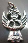 Holy angel  sterling silver pendant