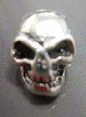 Mini skull design sterling silver pendant