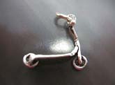 Sterling silver pendant in  scooter  