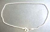 Genius Thailand made sterling silver ankle bracelet ( anklets) with multi smiling face pattern and S knot 